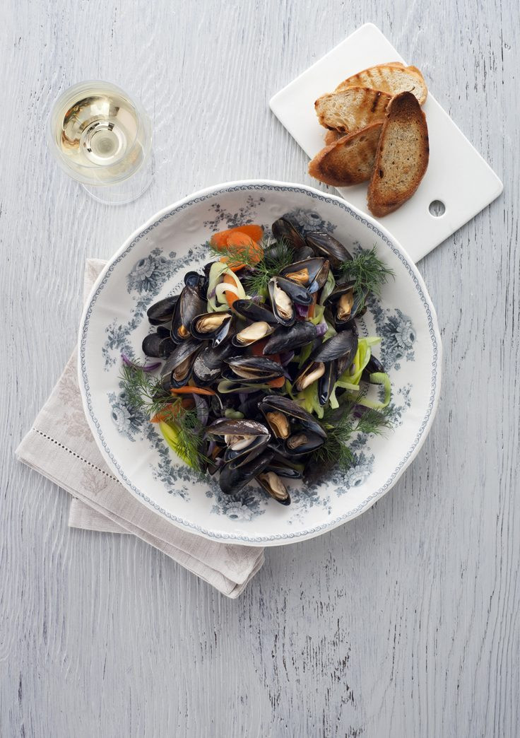 Bild Miesmuscheln gekocht mit Schale - tiefgefroren