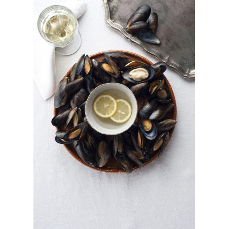 Frische Miesmuscheln