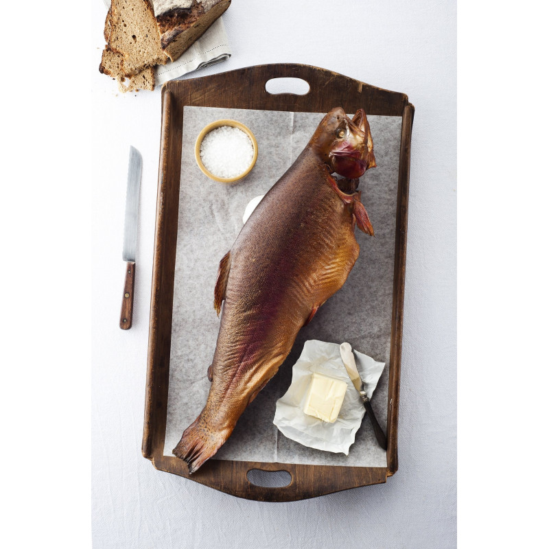 Große Lachsforelle – geräuchert