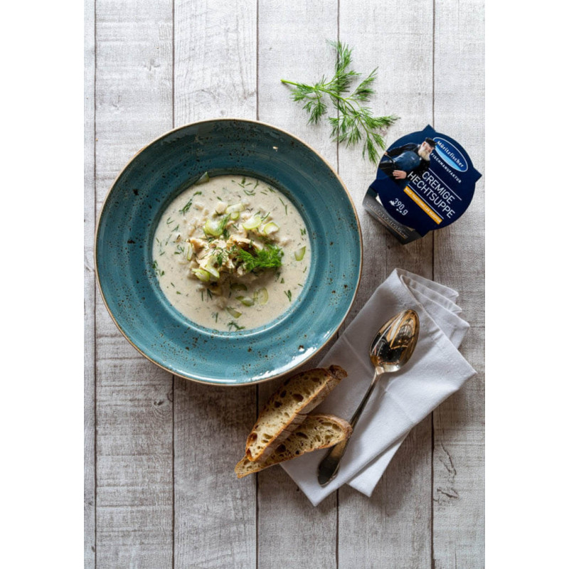 Cremige Hechtsuppe nach Müritzfischer Art