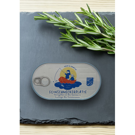 Hein & Graetje Feinschmeckerplatte mit Bio-Gemüse in fruchtiger Bio-Tomatensauce