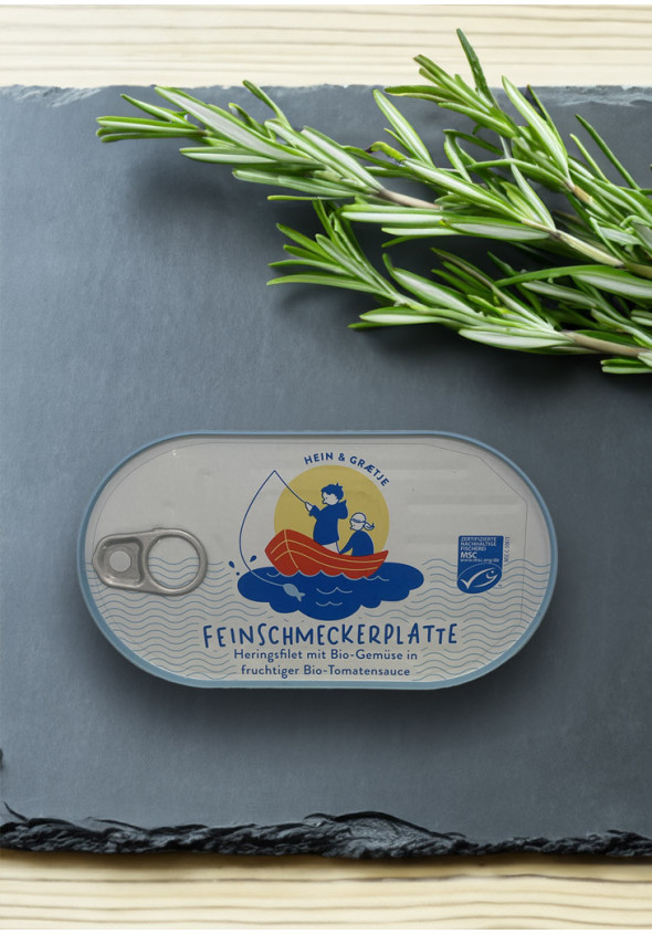 Bild Hein & Graetje Feinschmeckerplatte mit Bio-Gemüse in fruchtiger Bio-Tomatensauce