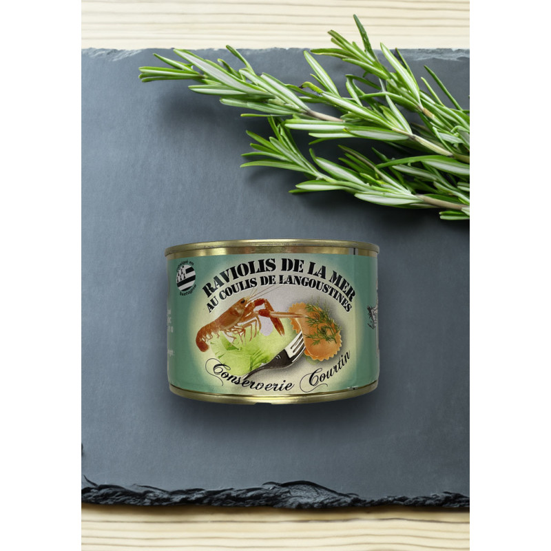 Raviolis de la mer - Ravioli mit Thunfisch und Ricotta in einer Kaisergranat-Sauce