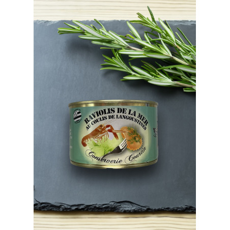 Raviolis de la mer - Ravioli mit Thunfisch und Ricotta in einer Kaisergranat-Sauce