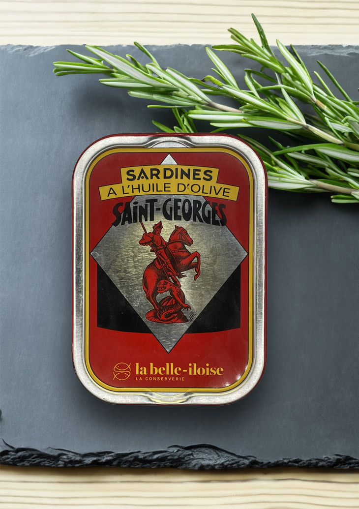 La belle-iloise Sardinen Saint-Georges mit Olivenöl