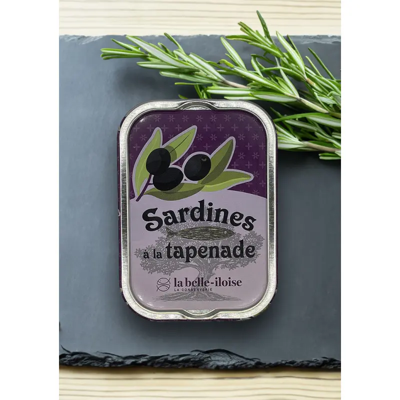 La belle-iloise Sardinen mit Tapenade