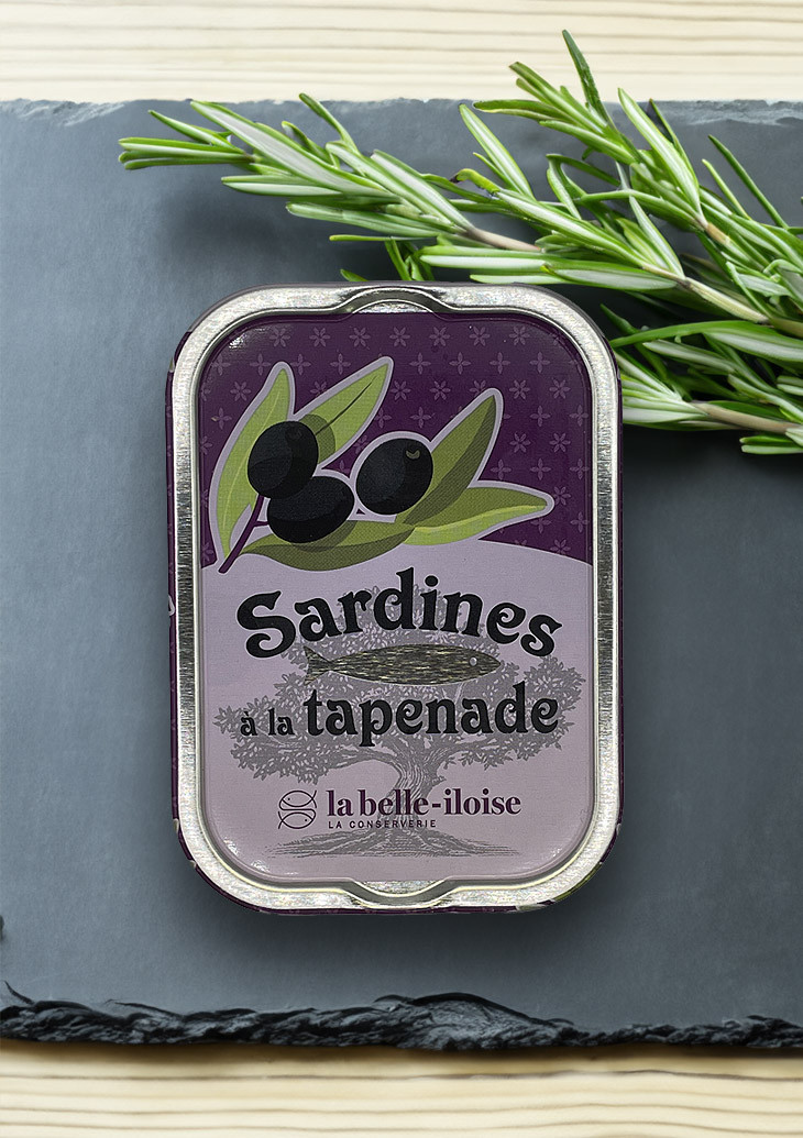 La belle-iloise Sardinen mit Tapenade