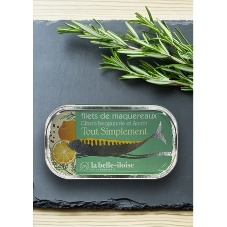 La belle-iloise Makrelenfilet mit Zitrone Bergamotte & Dill