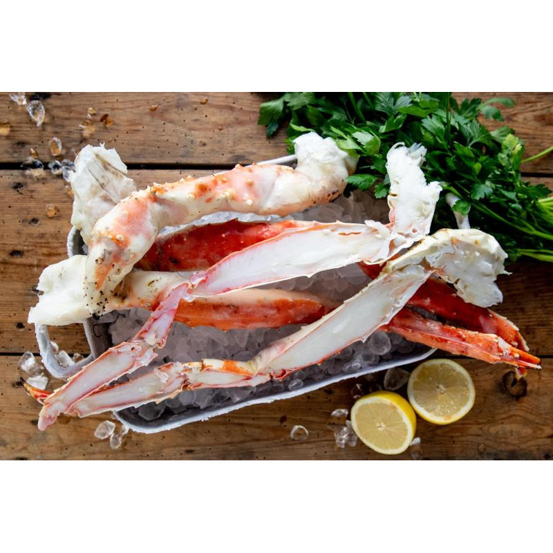 Königskrabben Beine & Scheren gekocht und halbiert tiefgefroren
