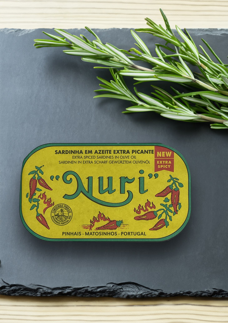 Nuri Sardinen in extra scharf gewürztem Olivenöl