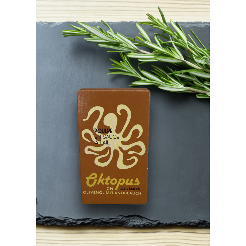 Ati Manel Oktopus in Sonnenblumenöl mit Knoblauch
