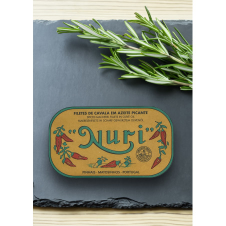 Nuri Makrelenfilets in pikant gewürztem Olivenöl