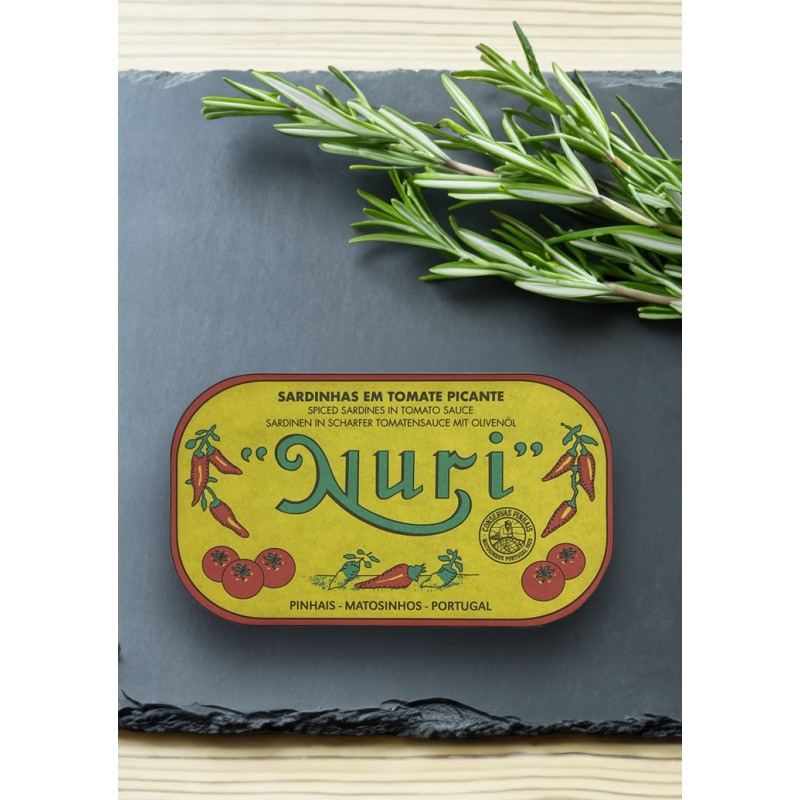 Nuri Sardinen in pikanter Tomatensauce mit Olivenöl