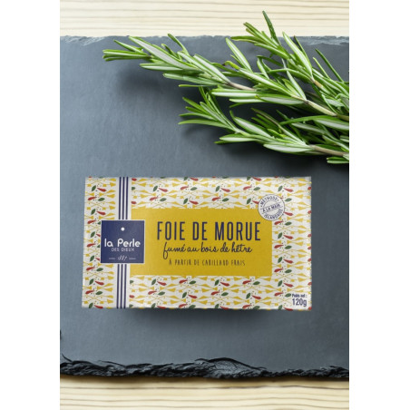 La Perle de dieux Foie de Morgue - geräucherte Dorschleber