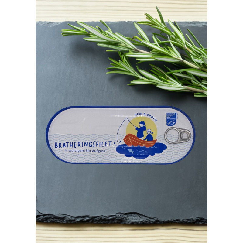 Hein & Graetje Bratheringsfilet in würzigem Bio-Aufguss