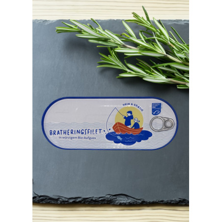 Hein & Graetje Bratheringsfilet in würzigem Bio-Aufguss