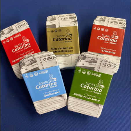 Santa Catarina Thunfisch Probierpaket mediterrane Vielfalt 5 Sorten