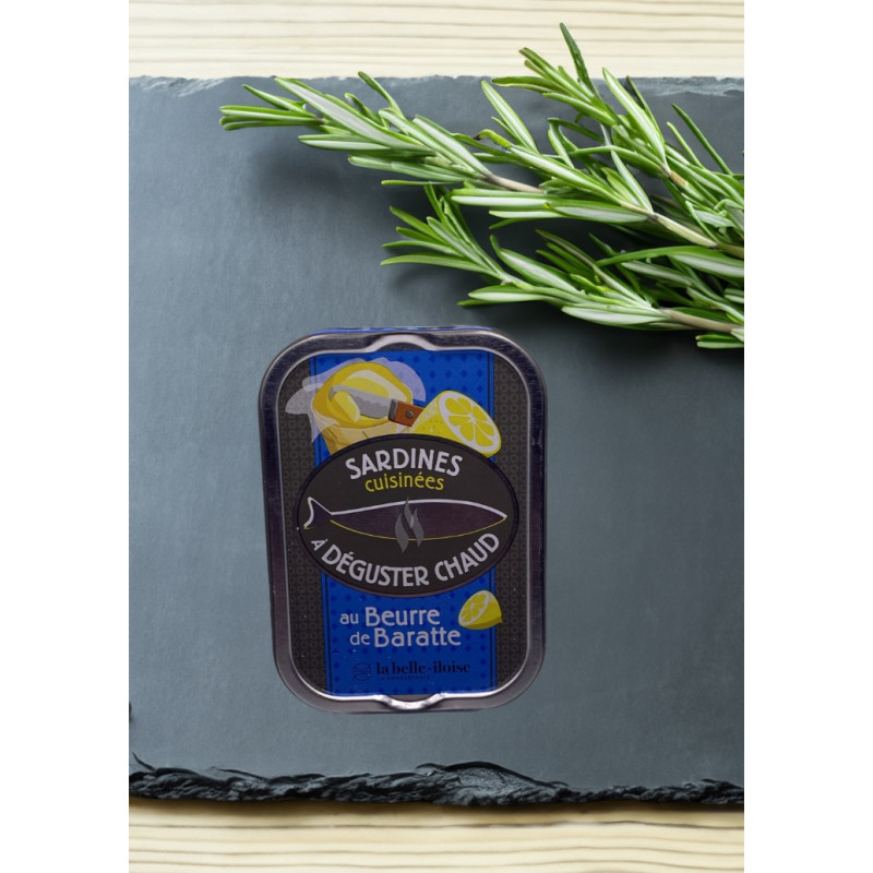 La belle-iloise Sardinen mit Fassbutter zum Braten