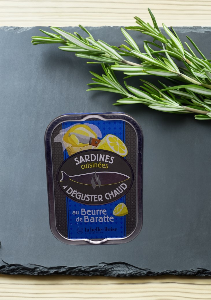 La belle-iloise Sardinen mit Fassbutter zum Braten