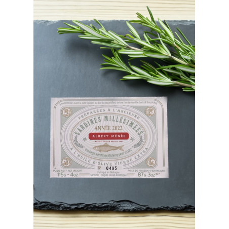 Albert Ménès Jahrgangssardinen 2022 in Olivenöl