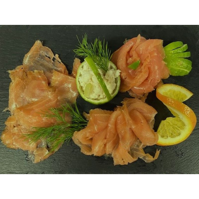 Bio-Räucherlachs kaltgeräuchert und vorgeschnitten