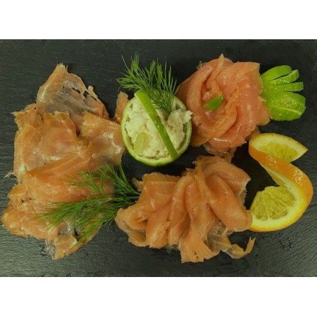 Bio-Räucherlachs kaltgeräuchert und vorgeschnitten