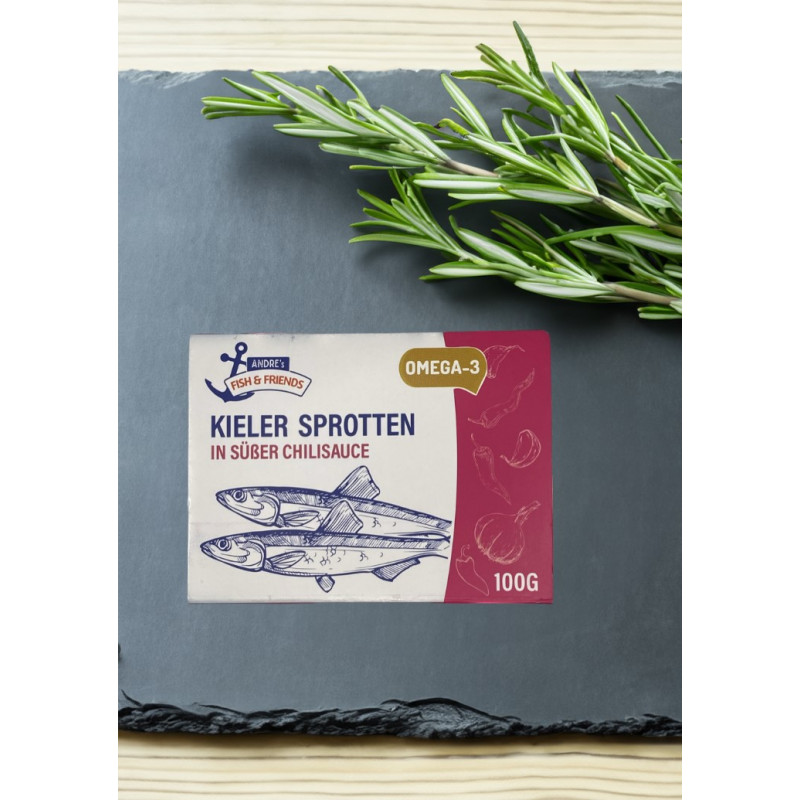 Andre's Fish & Friends Sprotten in Sweet-Chili-Sauce