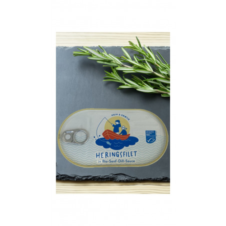 Hein & Graetje Heringsfilet in Bio-Senf-Dill-Sauce