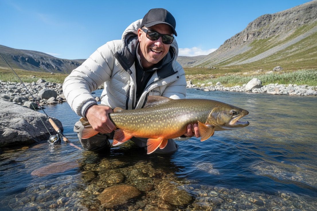 Saibling angeln – erfolgreicher Fang im kalten Bergsee