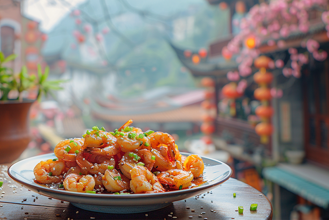 Garnelen in der asiatischen Küche