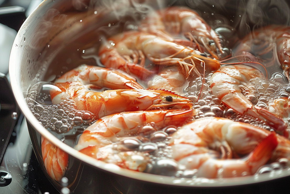 Wie lange Garnelen gekocht werden müssen