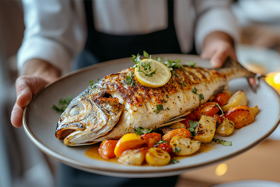 Einfaches Rezept für gebratene Dorade mit Schritt-für-Schritt-Anleitung