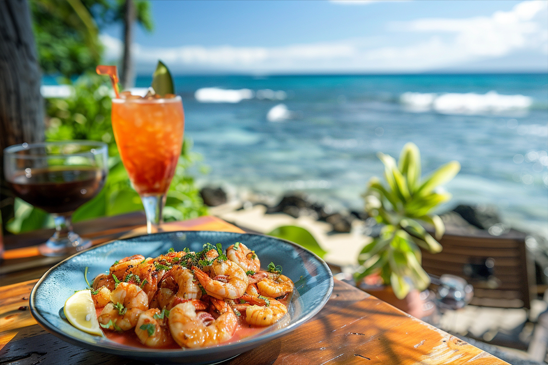 Rezept 3: Gebratene Hawaiigarnelen mit Knoblauchbutter