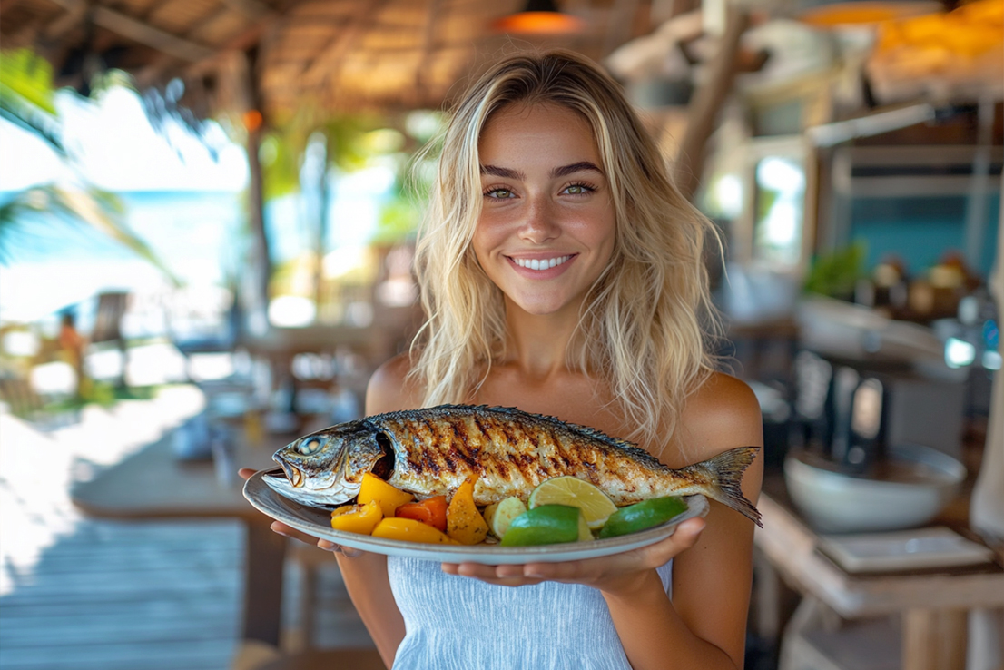 Beilagen zur gegrillten Dorade