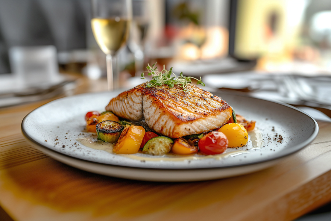 Gebackener Lachs