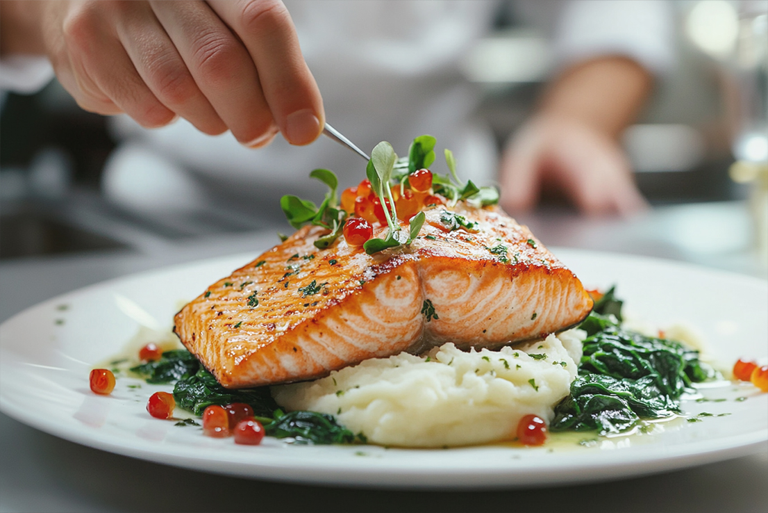 Beilagen für Lachs im Backofen
