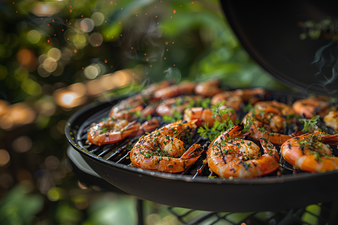 Mediterrane Kräutermarinade für Garnelen