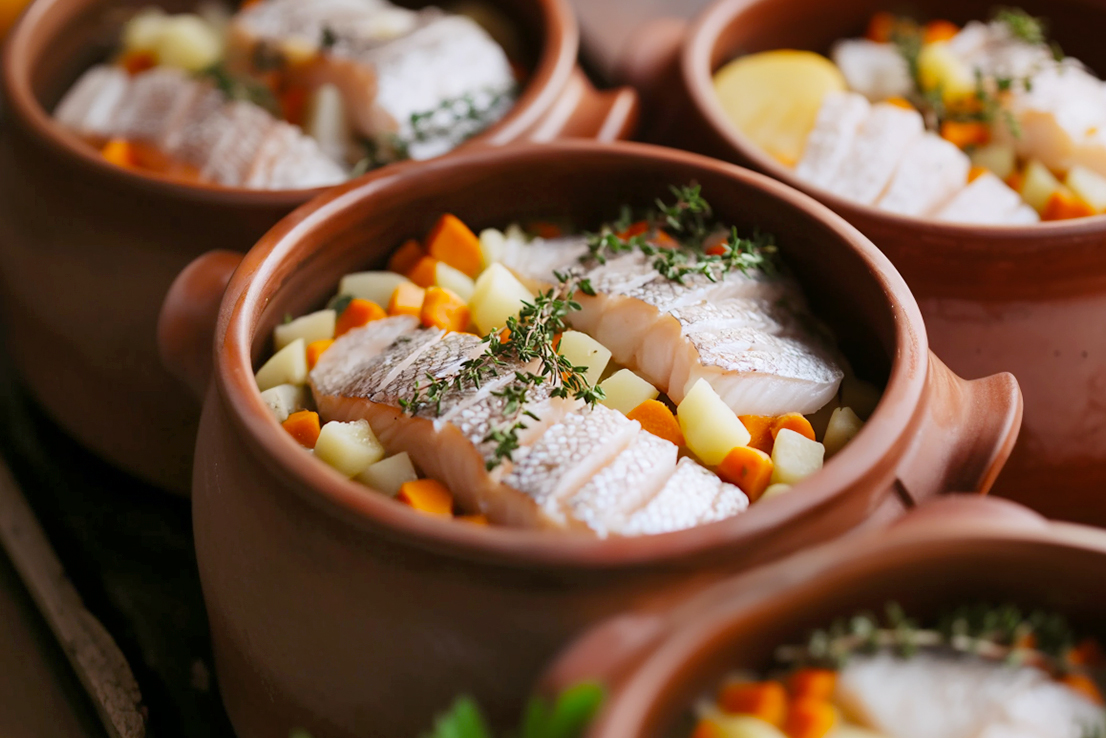 Rezept für norwegischen Rotbarsch im Backofen