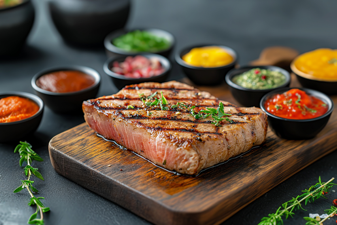 Saucen für gegrillten Thunfisch
