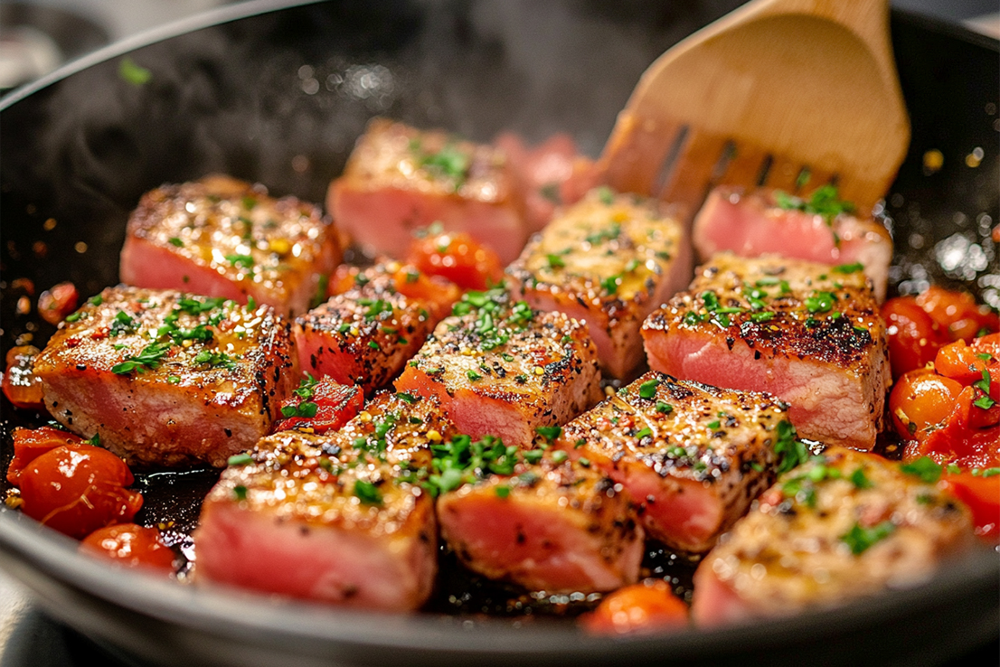 Rezept für Thunfisch in Tomatensauce