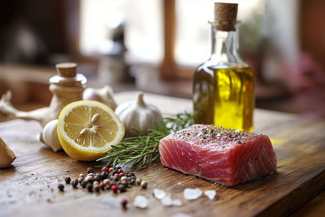 Rezept zur Zubereitung von Thunfischfilet