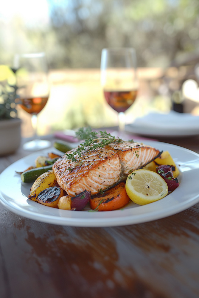 Einfaches Rezept für gegrilltes Lachsfilet