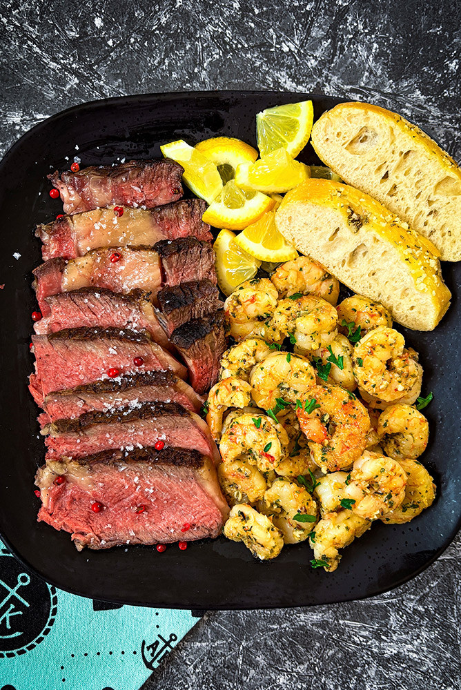 Dry Aged Prime Rib Surf & Turf vom Grill