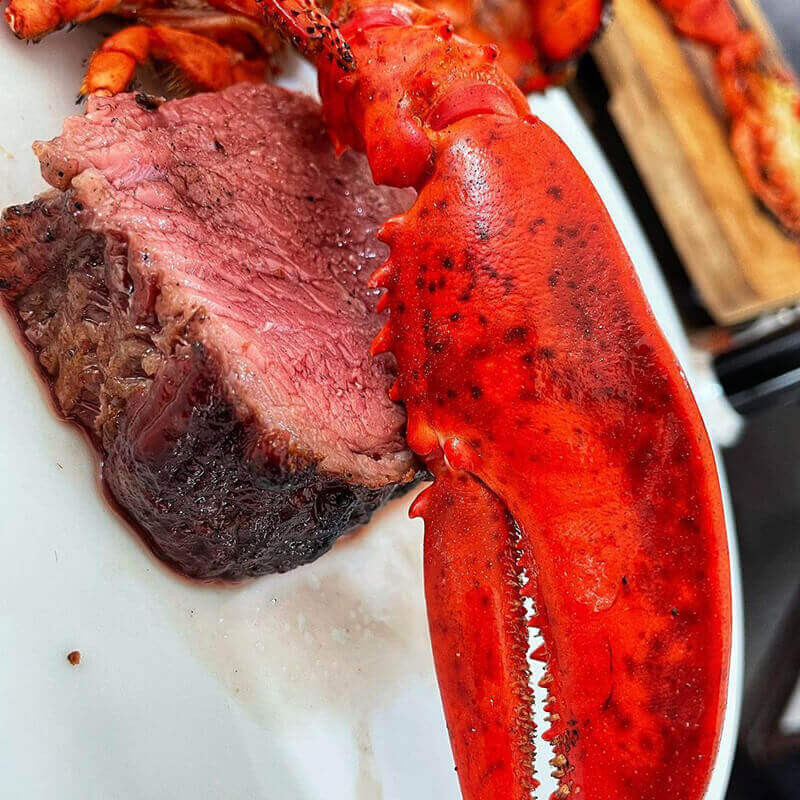 Hummer mit Roastbeef Hummer mit Roastbeef