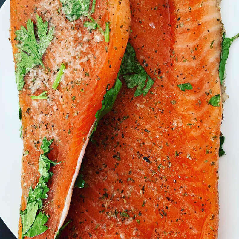 Gebeizter Lachs