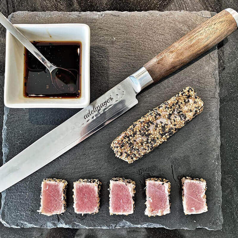 Thunfisch mit Teriyaki Sauce 